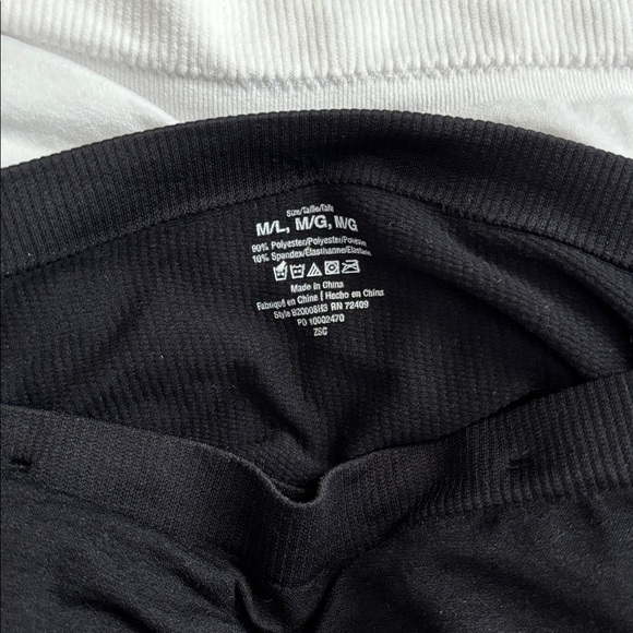 Women’s Band Bralette, Set of 3, Removable Pad, Strapless, Black, White, and Tan - Picture 2 of 3